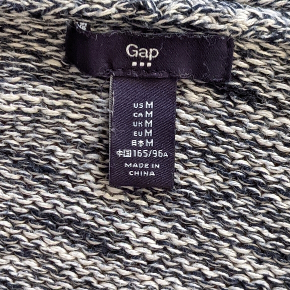 GAP Knit Open Front Cotton Cardigan Medium - Picture 2 of 11